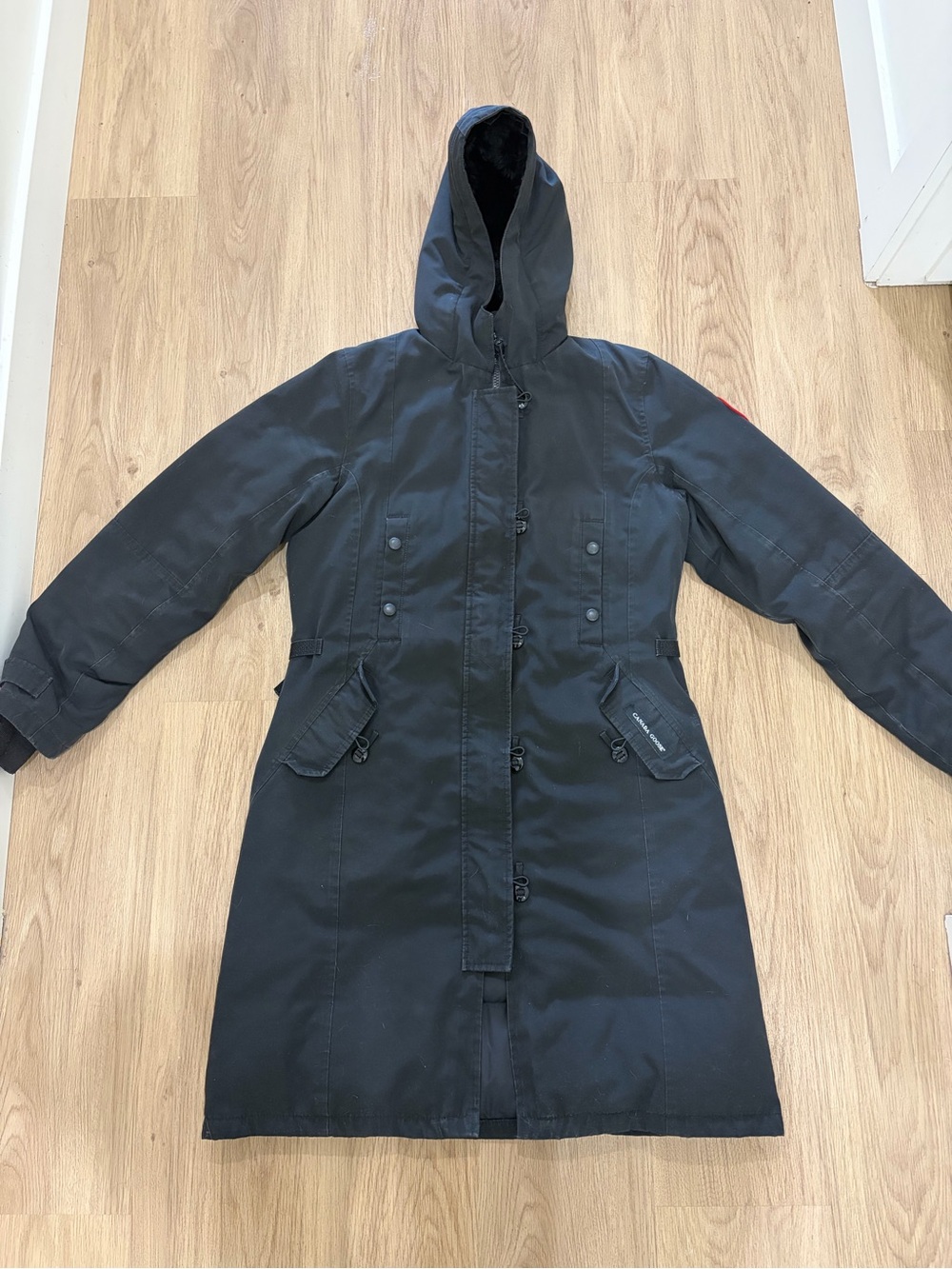 Canada Goose Women's Long Hooded Parka - Black